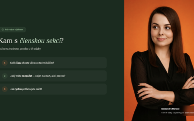 Kam s členskou sekcí?